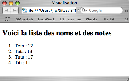 Liste