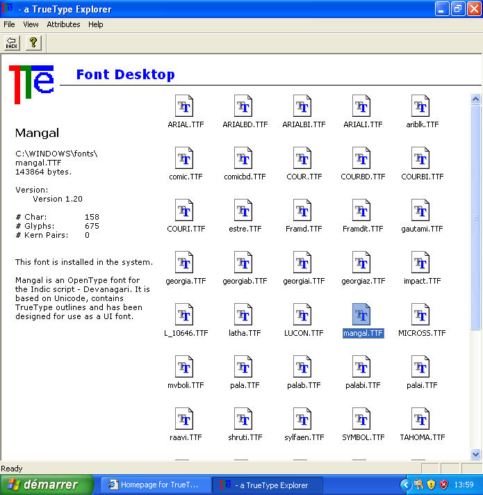 Font Desktop